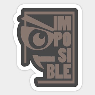 Imposible Sticker